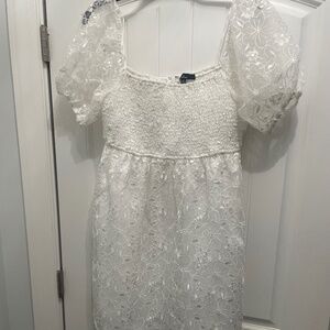 White dress